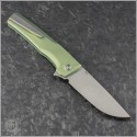 (#MWS-SON-0808) MachineWise Sonora Integral Green Fine Step Lightwash Blade - Back