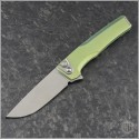 (#MWS-SON-0808) MachineWise Sonora Integral Green Fine Step Lightwash Blade - Front