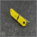(#MXA-MM29-1-A) Maxace Capsule Liner Lock Yellow and Black Bead Blast Plain - Additional View