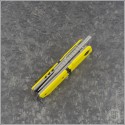 (#MXA-MM29-1-A) Maxace Capsule Liner Lock Yellow and Black Bead Blast Plain - Additional View