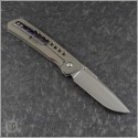 (#PENA-COBRA-02) Pena Knives Custom Cobra Satin Rubbed Blade - Back