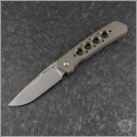 (#PENA-COBRA-02) Pena Knives Custom Cobra Satin Rubbed Blade - Front