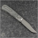 (#PENA-LTT-BK) Pena Knives Large Texas Trapper Front Flipper - Back