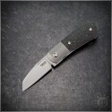 (#PENA-MA-CF) Pena Knives X-Series Micro Apache Carbon Fiber - Front