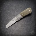 (#PENA-MA-GM) Pena Knives X-Series Micro Apache Green Micarta - Front
