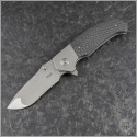 (#PENA-MD-001) Pena Knives Mini Diesel Carbon Fiber Scale Satin Blade - Front