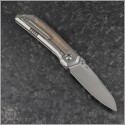 (#PENA-XMLA-BR) Pena Knives X-Series Mula Brown Micarta - Back