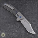 (#PK-XS-CF) Pena Knives X-Series Lanny's Clip Carbon Fiber Titanium - Back