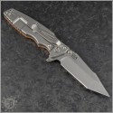 (#RH-EKLPS35-2) Rick Hinderer Knives Eklipse Tri-Way 3.5" Stonewash - Back
