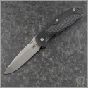 (#RH-FTAC-009) Hinderer Knives Firetac Spanto Stonewash Plain - Front