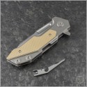 (#RH-FULLT-001) Rick Hinderer Full Track Stonewash Wharncliffe Coyote Scale - Additional View