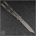 (#RH-NVS-2) Hinderer Knives Nieves Balisong Butterfly Knife - Back