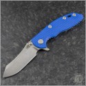 (#RH-XM1830-001) Rick Hinderer XM-18 3.0" Skinner Grind - Blue Handle - Front