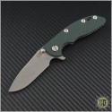 (#RH-XM1830-1) Rick Hinderer XM-18 3" Slicer - Dark Green Scale - Front