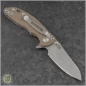 (#RH-XM1830-SF-2) Rick Hinderer Gen 6 XM-18 3.0" Skinny Sheepsfoot Stonewash - Back