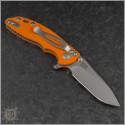 (#RH-XM1830-SK-1) Rick Hinderer XM-18 3.0" Skinny Slicer Stonewash - Back
