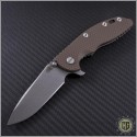 (#RH-XM1835-30) Rick Hinderer XM-18 3.5" Spearpoint Stonewash - Front