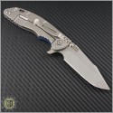 (#RH-XM1835-39) Rick Hinderer XM-18 3.5" Harpoon Spanto - Black/Blue - Back