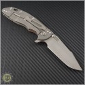 (#RH-XM1835-41) Rick Hinderer XM-18 3.5" Harpoon Spanto - Flat Dark Earth - Back