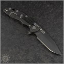 (#RH-XM1835-46) Rick Hinderer Gen 6 XM-18 3.5" Harpoon Spanto - Black - Back