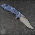 (#RH-XM1835-53) Rick Hinderer Gen 6 XM-18 3.5" Bowie Stonewash - Back