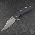 (#RH-XM1835-53) Rick Hinderer Gen 6 XM-18 3.5" Bowie Stonewash - Front