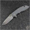(#RH-XM1835-71) Rick Hinderer XM-18 3.5" Spearpoint Stonewash - Front