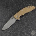 (#RH-XM1835-74) Rick Hinderer XM-18 3.5" Spearpoint Stonewash - Front