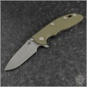 (#RH-XM1835-76) Rick Hinderer XM-18 3.5" Spearpoint Stonewash - Front