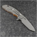 (#RH-XM1835-78) Rick Hinderer Gen 6 XM-18 3.5" Spanto Stonewash - Back