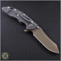 (#RH-XM1835-B-4) Rick Hinderer XM-18 3.5" FDE DLC Skinner - Flat Dark Earth Handle - Back