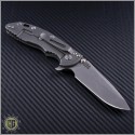 (#RH-XM1835-SP-TG) Rick Hinderer XM-18 3.5" Spanto Flipper Tranaslucent Green - Back