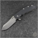 (#RH-XM24-BK) Rick Hinderer XM-24 4" Skinner - Black - Front