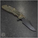 (#RH-XM24B-VIN) Rick Hinderer Vintage Series XM-24 4" Skinny Bowie Parkerized - Back