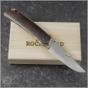 (#RK-HIGO-X-IW-ZDP-01) Rockstead HIGO-X IW ZDP Ironwood Scale Mirror Polished - Back