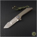 (#SCC-004) Simeon Custom Knives Mini Harpoon Tanto Flipper - Front