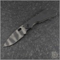 (#STRID-SMF-001) Strider Knives SmF G-10 Scale Flamed Ti Tigerstripe - Front