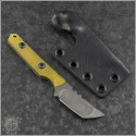 (#TPK-MAS-01) Tactical Pterodactyl Knives Mini American Samurai - Amber Handle - Back