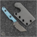(#TPK-MAS-02) Tactical Pterodactyl Knives Mini American Samurai - Teal Handle - Back