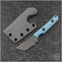 (#TPK-MAS-02) Tactical Pterodactyl Knives Mini American Samurai - Teal Handle - Front