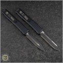(#UT-DMH) Microtech Ultratech Dead Mans Hand D/E & S/E Black Plain - Back