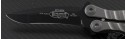 Microtech Knives Metal Metalmark S/E Butterfly Knife (3.875in Black Plain 154-CM) 170-1 - Additional View