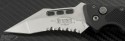 Microtech Knives Vector S/E Automatic Folder S/A Knife (3.1in Satin Part Serr 154-CM) VNT-0054 - Additional View