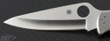 Spyderco Stainless Steel Endura S/E Folder Knife (3.5in Satin Plain VG-10) SPY-C10P - Additional View