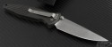 Microtech Knives Green Socom Elite S/E Folder Knife (4in Stonewashed Plain S35-VN) 160-10GR - Back