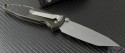 Microtech Knives Green Socom Elite T/E Folder Knife (4in Stonewashed Plain S35-VN) 162-10GRC - Back