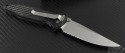 Microtech Knives Socom Elite S/E Folder Knife (4in Satin Part Serr S35-VN) 160-5CF - Back