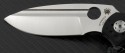 Spyderco Schempp Tuff S/E Folder Knife (3.1in Satin Plain CPM 3V) SPY-C151GTIP - Additional View