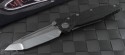 Microtech Knives Custom Carbon Fiber Socom Delta T/E Folder Knife (4in Mirror Polished Plain) sd-c-hp - Front