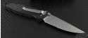 Microtech Knives Socom Elite S/E Folder Knife (4in Stonewashed Part Serr S35-VN) 160-11CF - Back